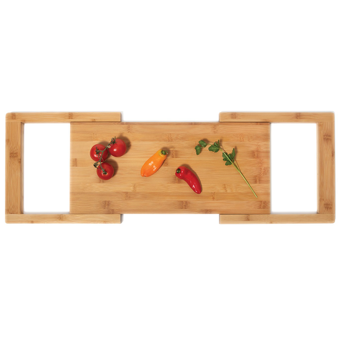 Bamboo Expandable Over The Sink Cutting Board
