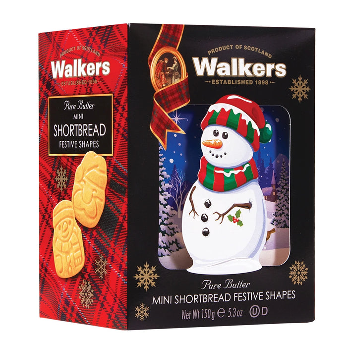Walkers Shortbread 3D Snowman Tin