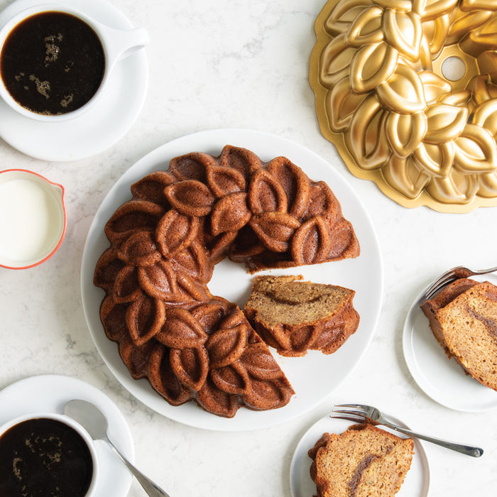 Nordicware Premier Gold 80th Anniversary Laurel Wreath Bundt Pan