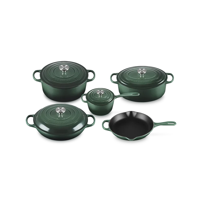 Le Creuset 9 Piece Signature Crucible Cookware Set