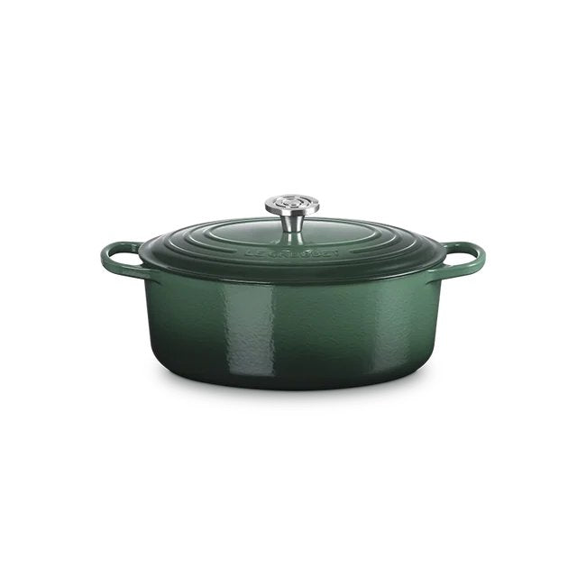 Le Creuset Signature 6.75 Quart Oval Dutch Oven with Crucible Knob