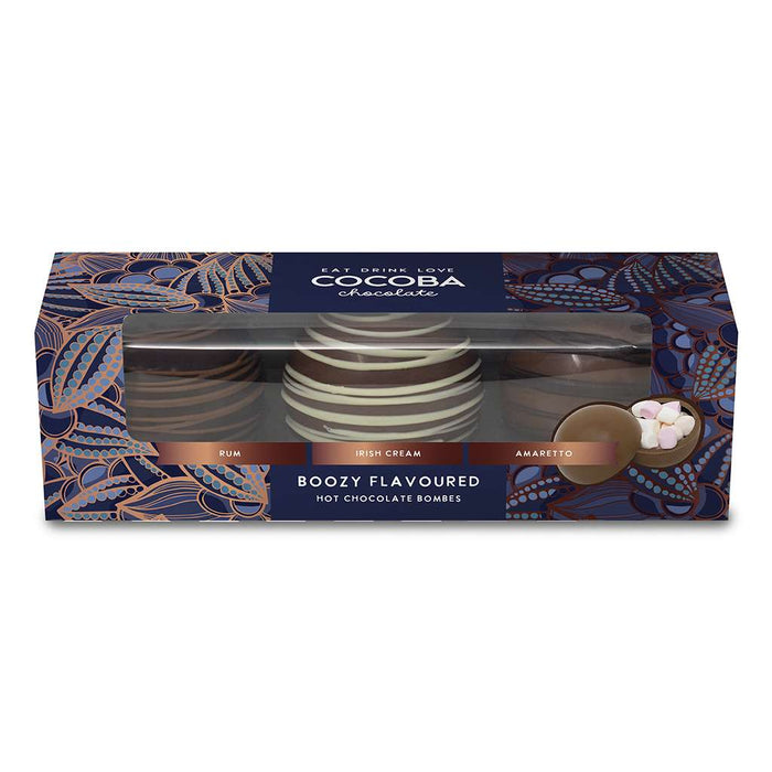 Cocoba 3 Pk Hot Chocolate Bombes with Marshmallows