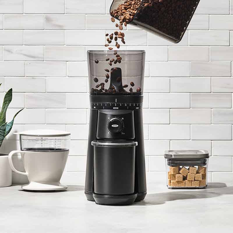 Coffee Grinder Electric Burr Conical with Stainless Steel Blades