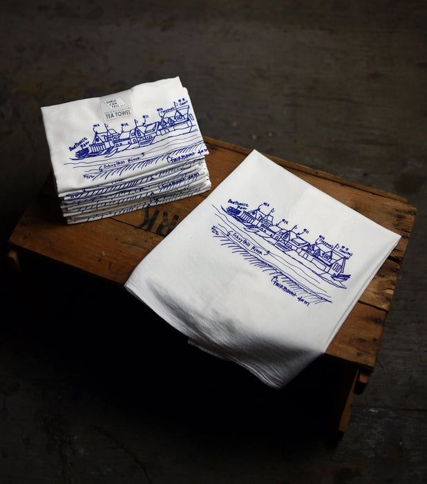 Girls Can Tell Philadelphia Tea Towel