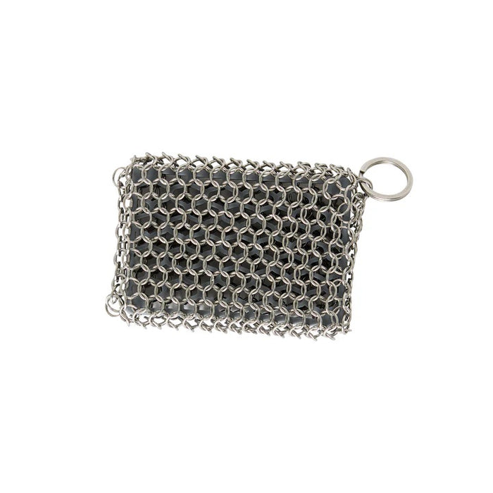 RSVP Stainless Steel Chain Cast Iron Scrubber