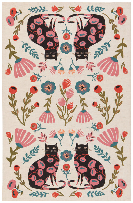 Now Designs Set of 2 Catbloom Dishtowels