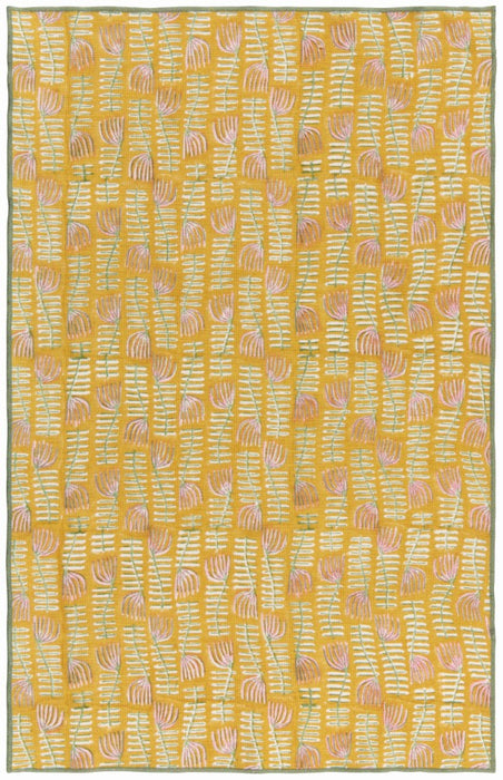 Venus Block Print Dishtowel