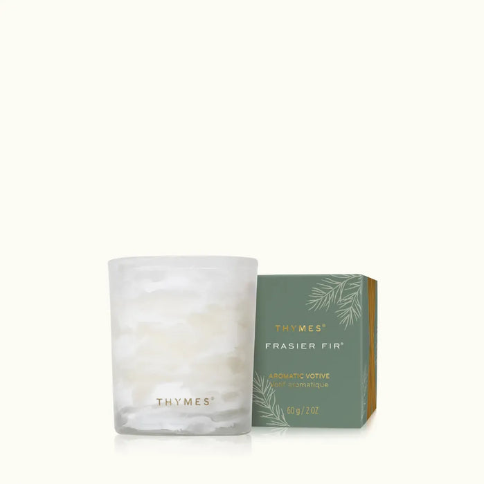 Thymes Frasier Fir Tidings Votive Candle