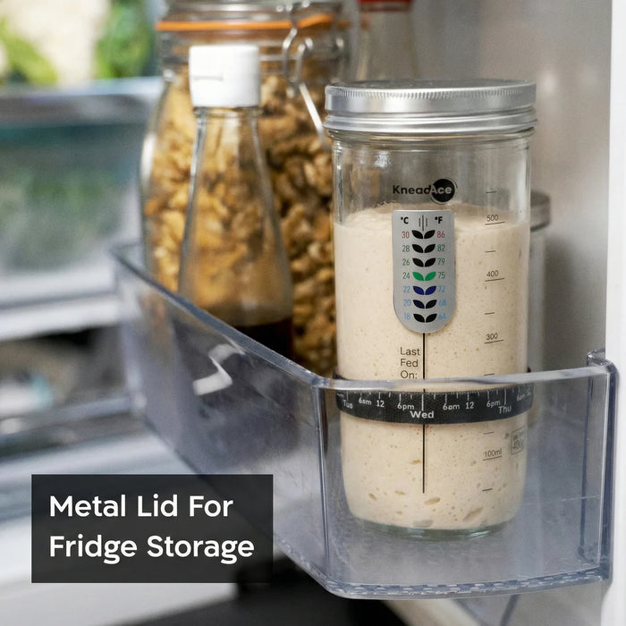 KneadAce Sourdough Starter Jar