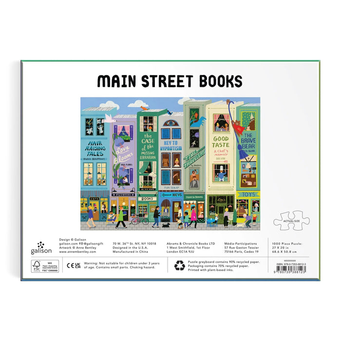 Main Steet Books 1000 Piece Puzzle