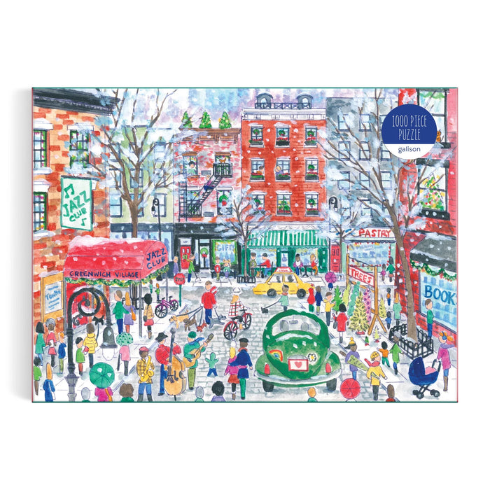 Christmas in Greenwich Village 1000 Piece Puzzle