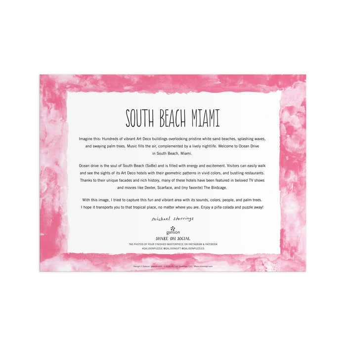 South Beach 1000 Piece Puzzle