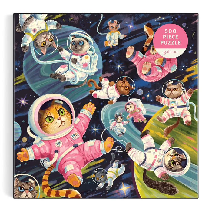 Space Meowdessey 500 Piece Puzzle