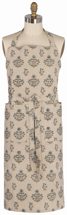 Salvia Block Print Apron