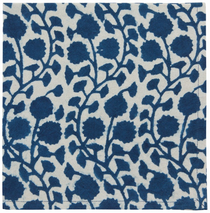 Danica Heirloom Set of 4 Block Print Napkins