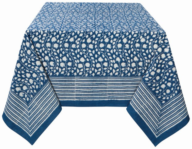 Danica Heirloom 60" x 90" Block Print Tablecloth