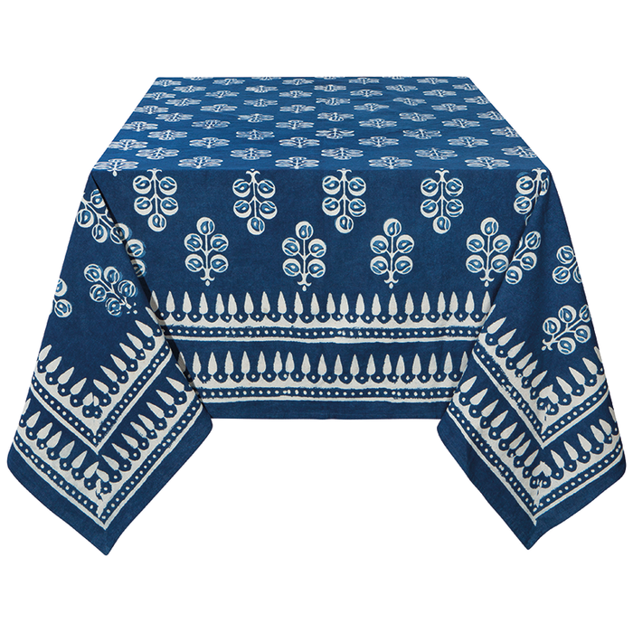 Danica Heirloom 60" x 90" Block Print Tablecloth