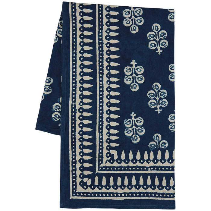 Danica Heirloom 60" x 90" Block Print Tablecloth