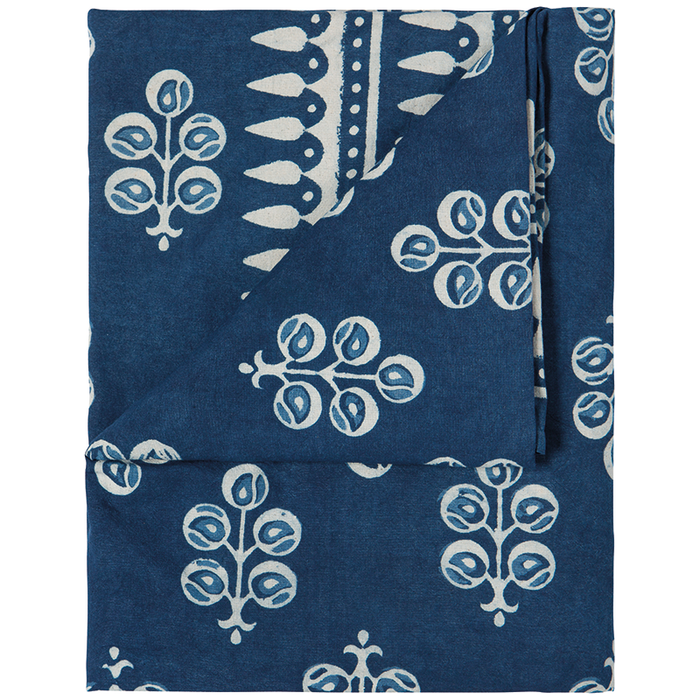 Danica Heirloom 60" x 90" Block Print Tablecloth