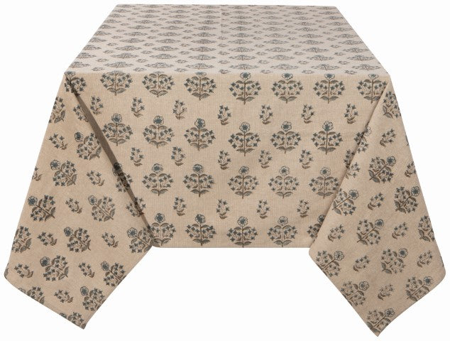 Danica Heirloom 60" x 90" Block Print Tablecloth