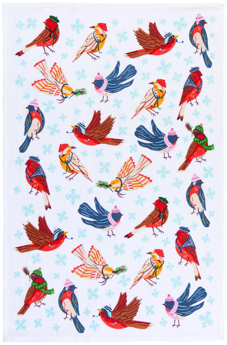 Now Designs Set of 3 Season's Tweetings Floursack Towels