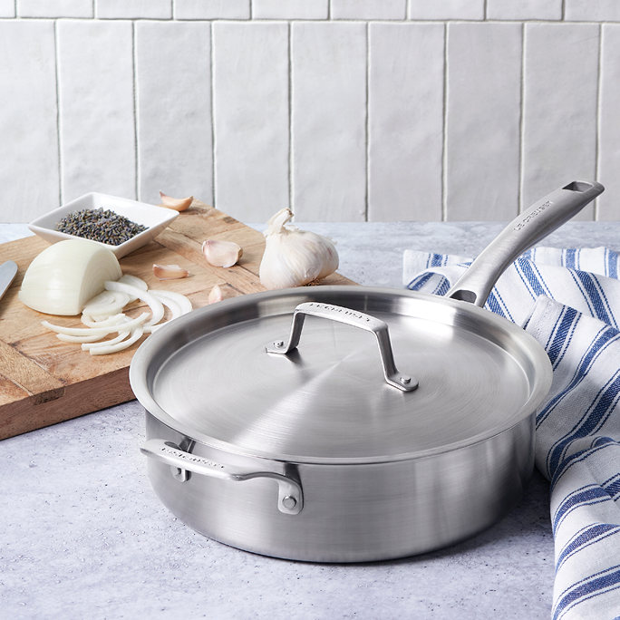 Le Creuset Essentials Stainless Steel 10 Piece Cookware Set