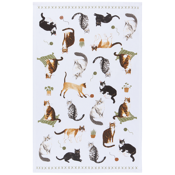 Cat Collective Printed Dishtowel