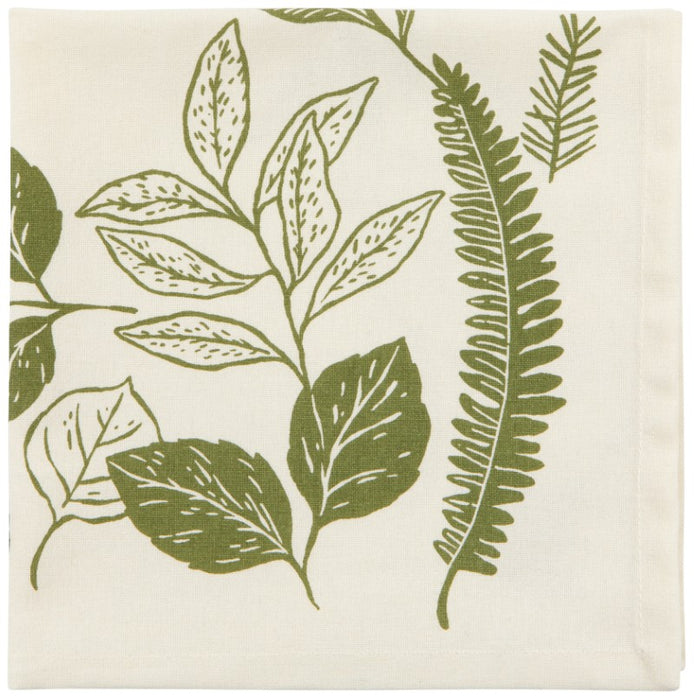 Set of 4 Fern & Frond Print Napkins