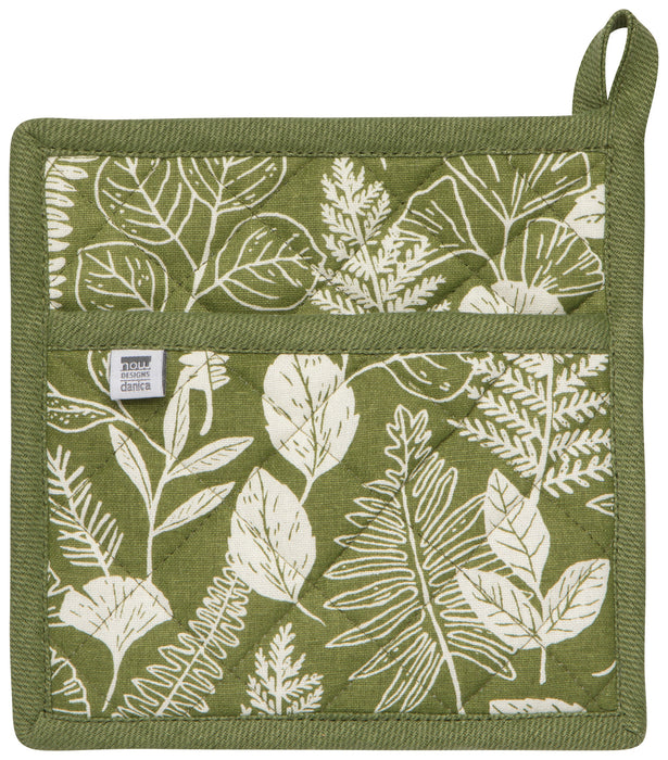 Fern And Frond Pocket Potholder