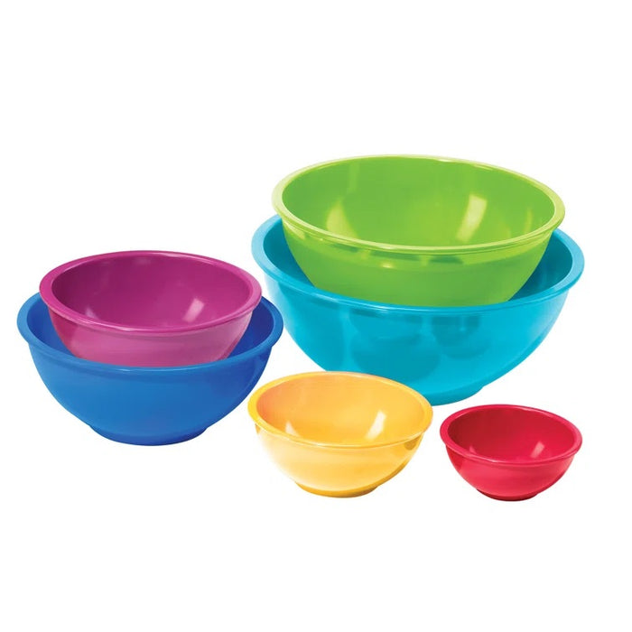 Melamine Mixing Bowls with Lid - Set of 6