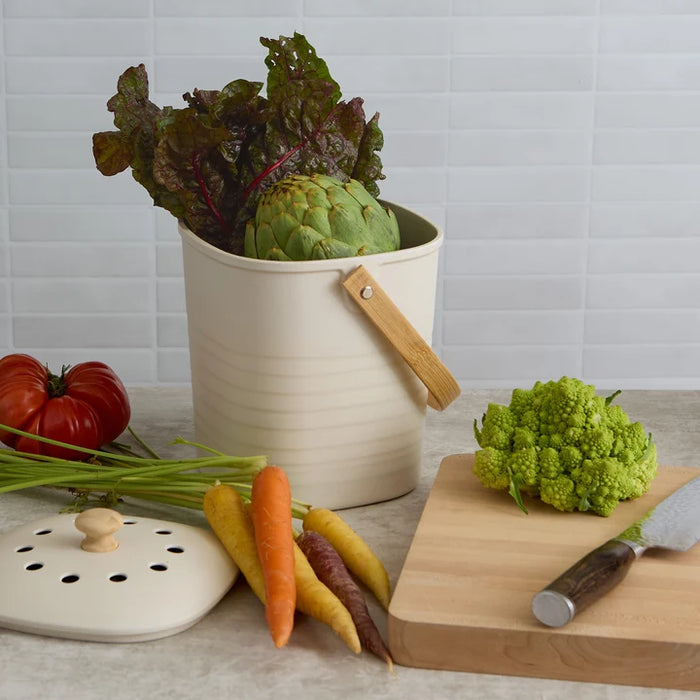 RSVP Bamboo & Melamine Compost Pail