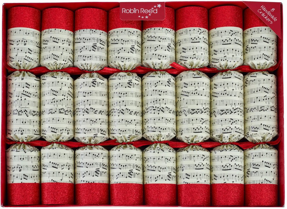 Robin Reed 8 Piece Hand Bells Christmas Crackers