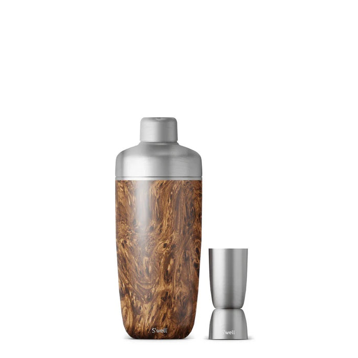 S'well Teakwood Cocktail Shaker Set