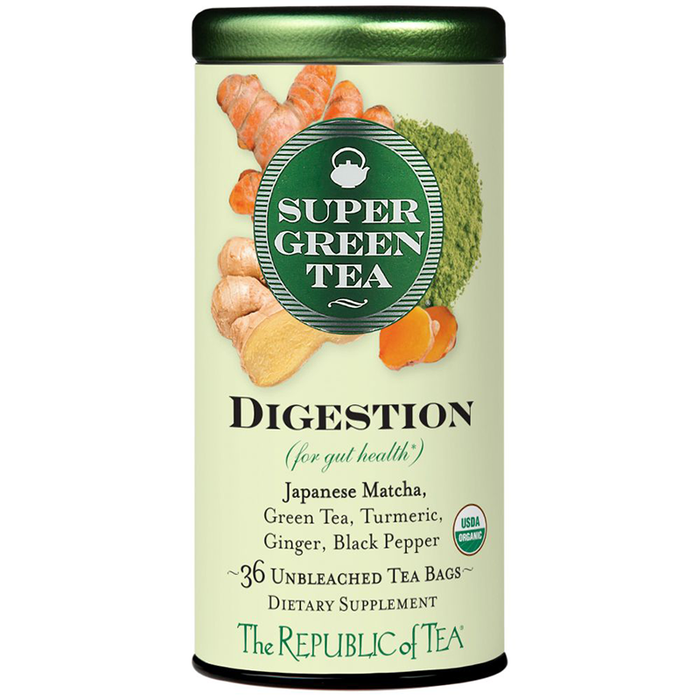Republic of Tea Digestion Organic Super Green Tea