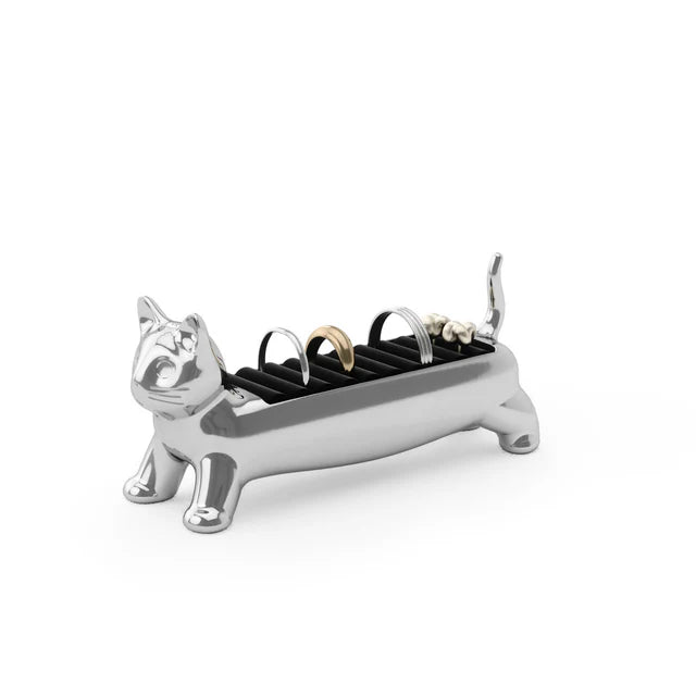 Umbra Ali Cat Chrome Ring Holder
