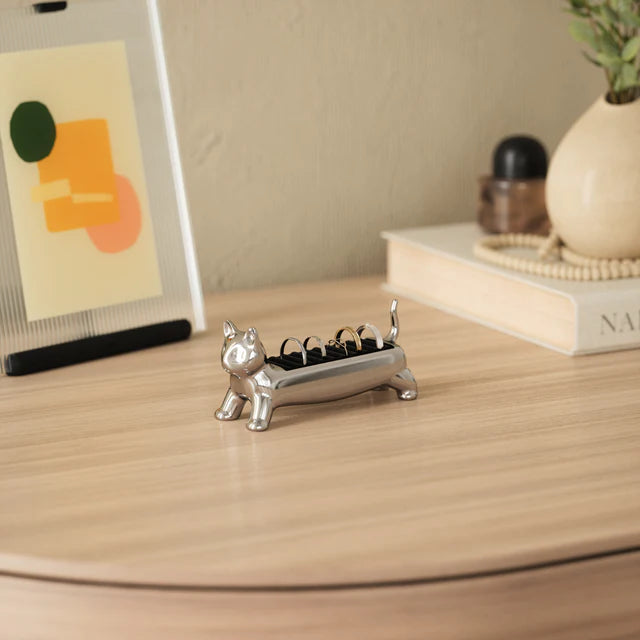 Umbra Ali Cat Chrome Ring Holder