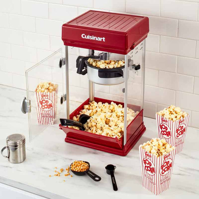 cuisinart cpm-700 easypop popcorn maker, red