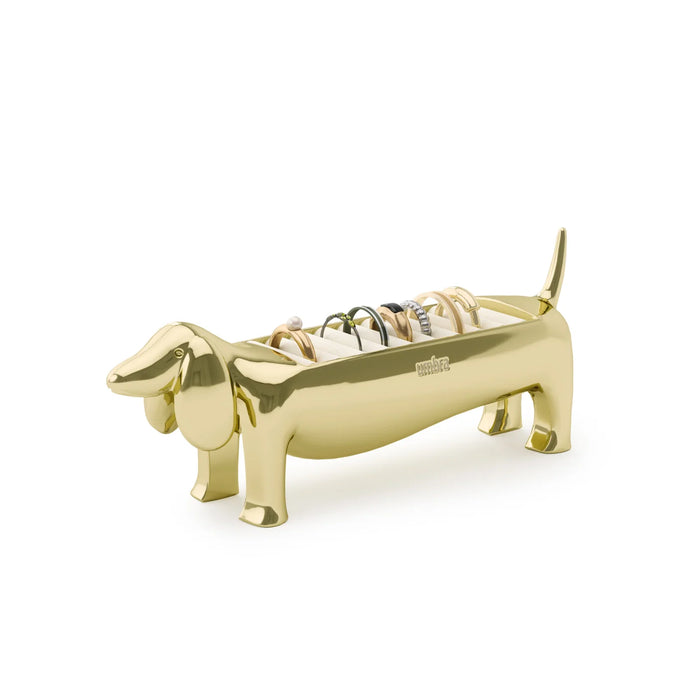 Dachsie Dachshund Brass Ring Holder