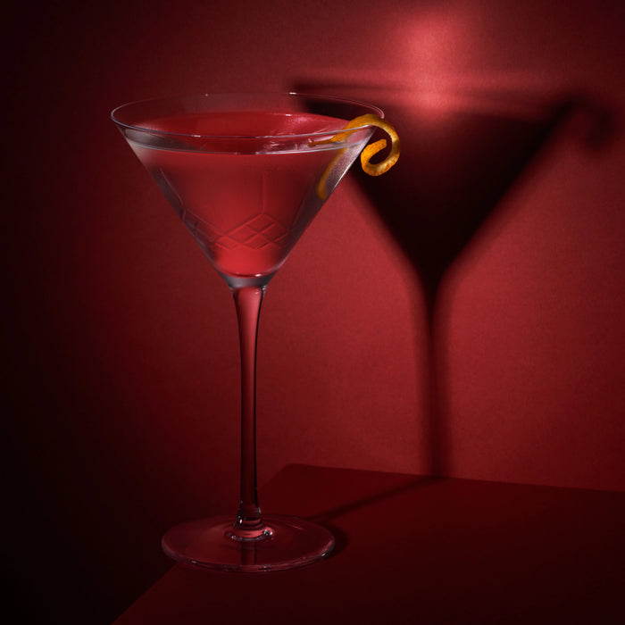 Viski Admiral Crystal Martini Glass Set of 2