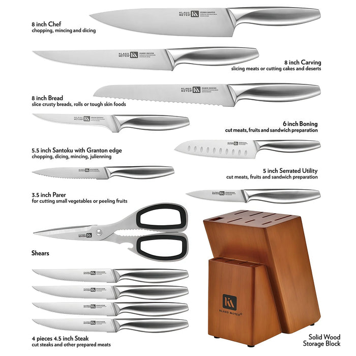 Klaus Meyer Eisen 13 Piece Knife Block Set