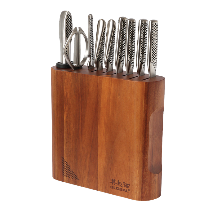 Global Kanpeki 10pc Knife Block Set