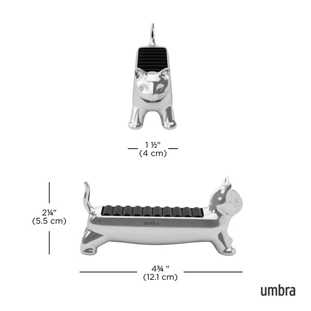 Umbra Ali Cat Chrome Ring Holder