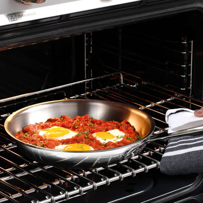 All-Clad D3 Stainless 2-piece Fry Pan Set
