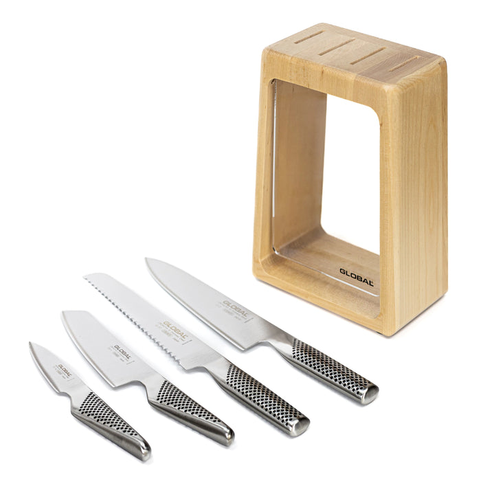 Global Hashira 5pc Knife Block Set