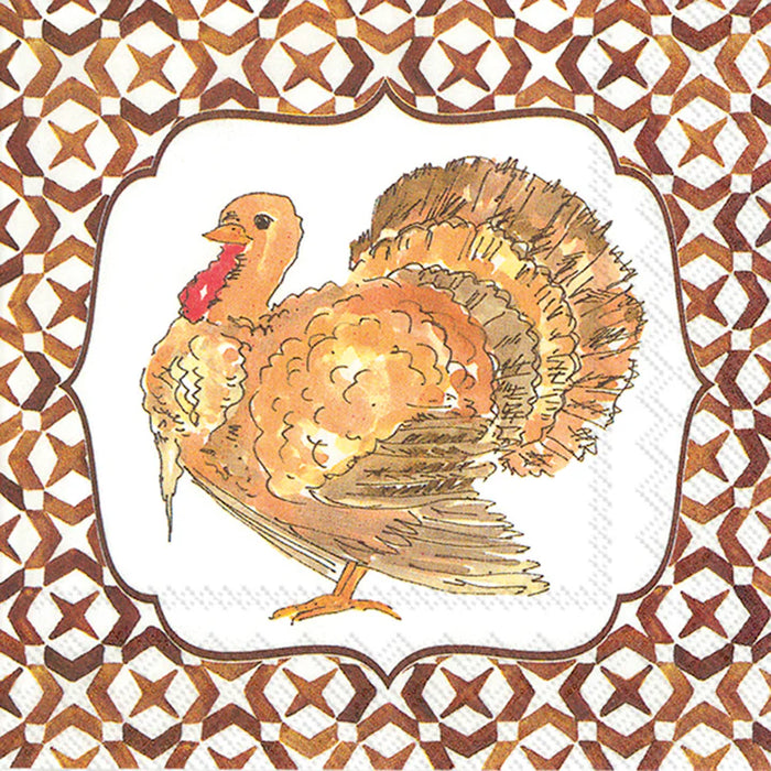 RB Turkey Paper Beverage Napkins