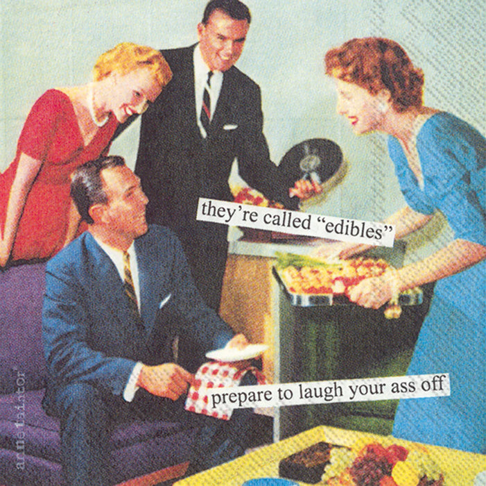 Edibles Paper Beverage Napkins