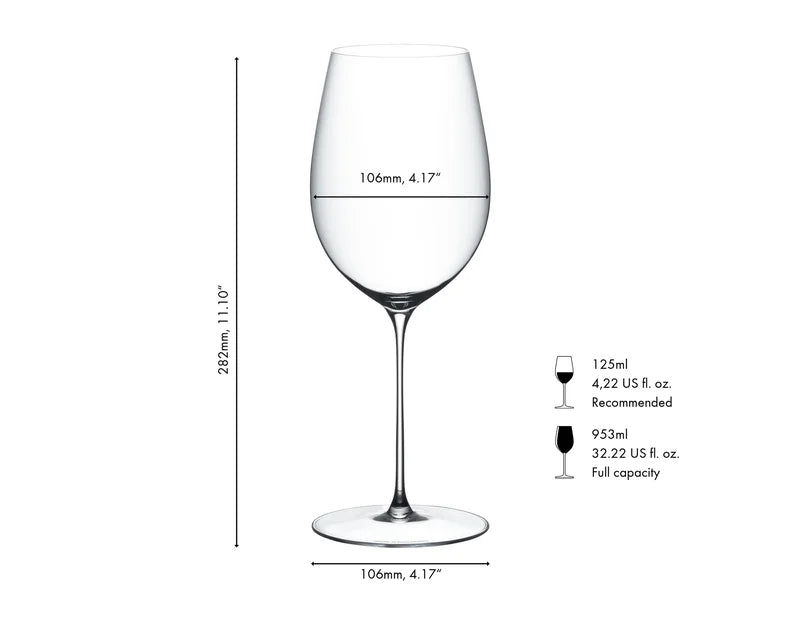 Riedel Set of 2 Superleggero Bordeaux Grand Cru Glasses