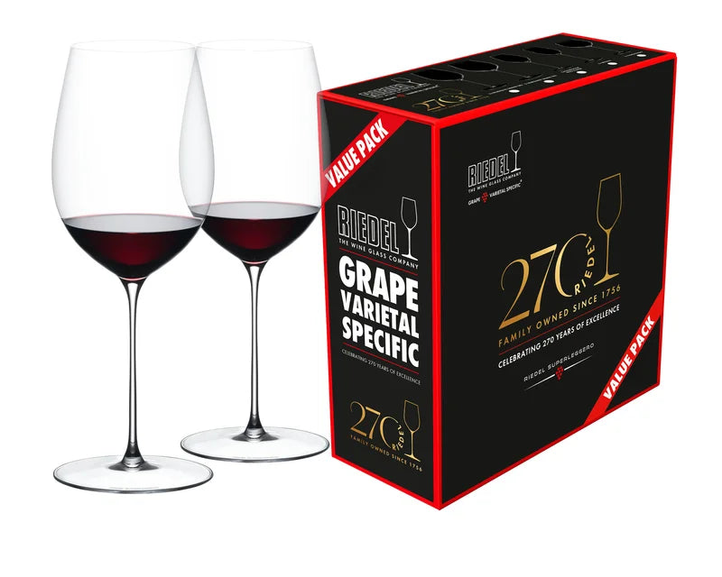 Riedel Set of 2 Superleggero Bordeaux Grand Cru Glasses