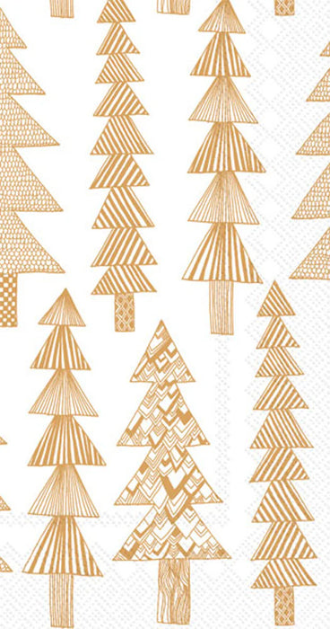 Kuusikossa White Gold Paper Guest Towels