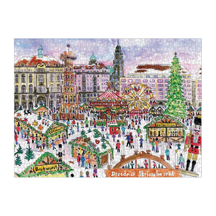 Galison Christmas Market 1000 Piece Puzzle